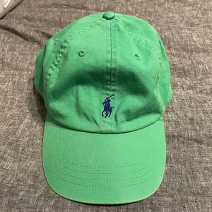 Green Ralph Lauren hat adjustable